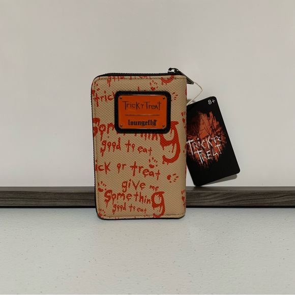 Loungefly Trick 'r Treat Sam Pumpkin Mini Backpack & Zip-Around Wallet - Picture 11 of 13